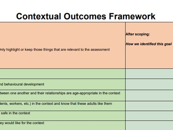 Unique Outcomes Example Responses and outcomes | Contextual Safeguarding